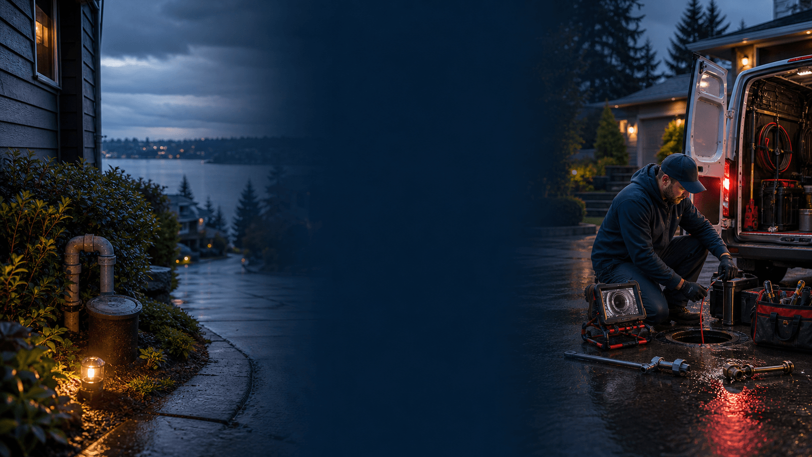 Licensed Bellevue Plumber Pro serving Kirkland, WA — Eastside neighborhood, ZIP 98033, 40 min average response time across emergency, water heater, drain, sewer, and pipe repair