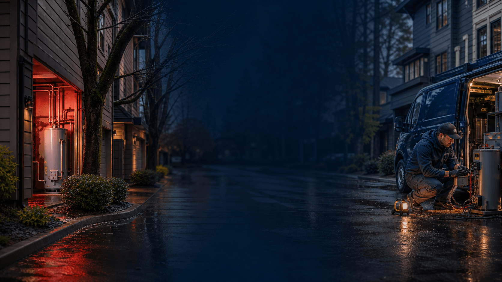 Licensed Bellevue Plumber Pro serving Redmond, WA — Eastside neighborhood, ZIP 98052, 42 min average response time across emergency, water heater, drain, sewer, and pipe repair